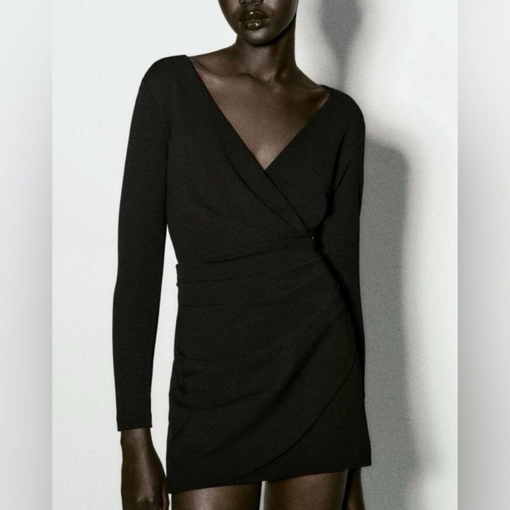 Zara Draped Mini Dress